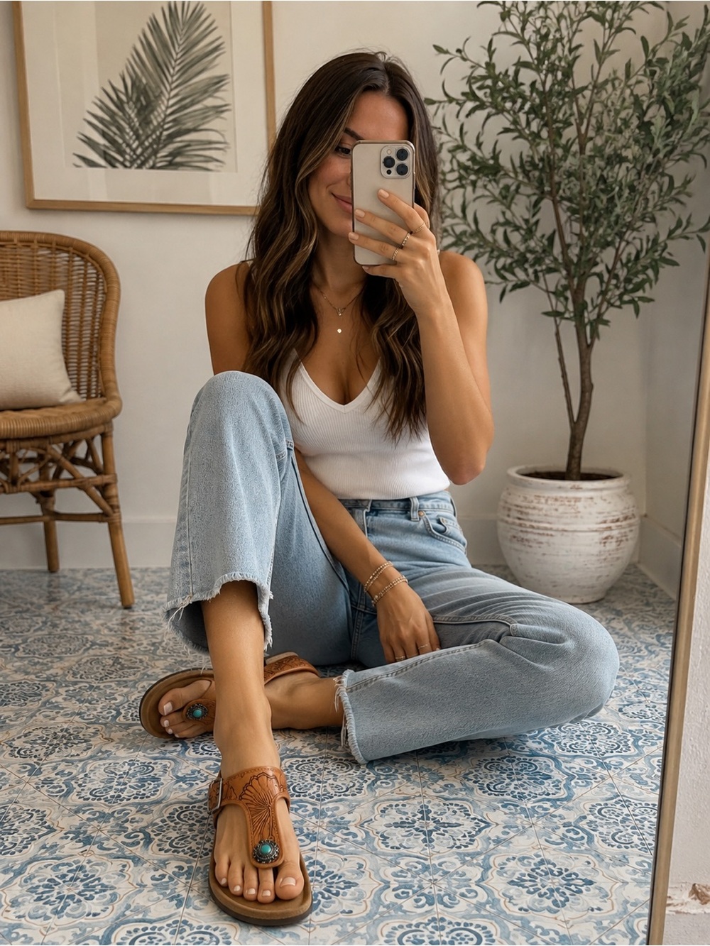 Women's Leather Sandals